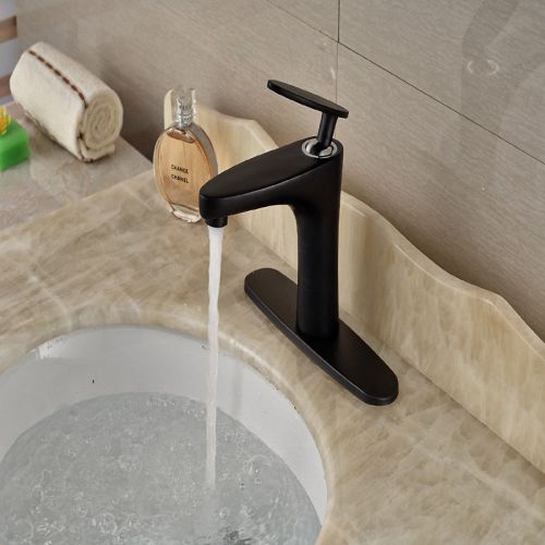 Modern Style Bath Sink Faucet Mixer Tap Black Painting Baked Vessel Basin Faucet