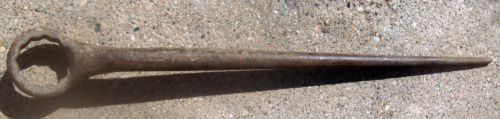 Vintage american bridge 2 3/4&#034; spud wrench ironworker tool antique usa huge 29&#034; for sale
