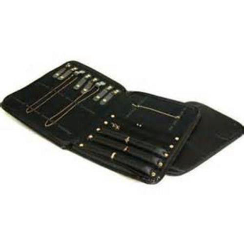 Jewelry Combination Folder, Black Leatherette For Traveling