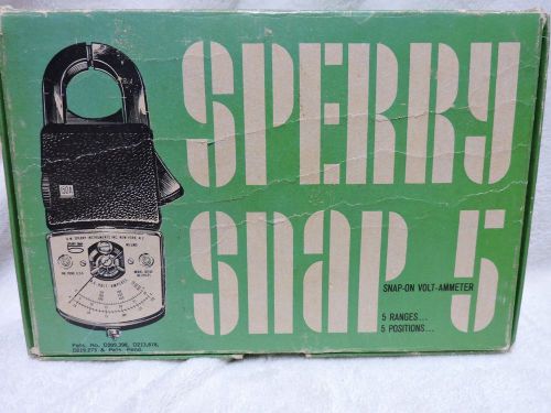 Sperry Snap 5 vintage volt meter