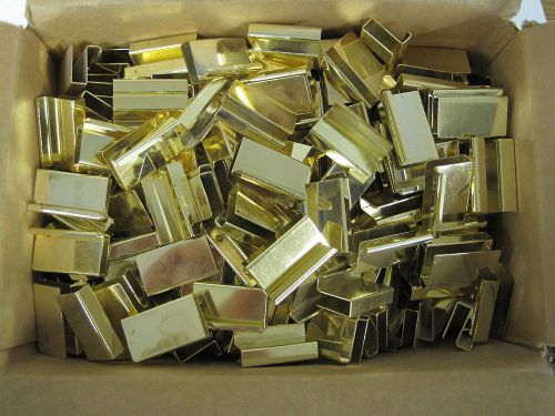 Terry hinge 1&#034;x1 9/16&#034; brass handle touch plates b02-00131 nib box of 400 for sale
