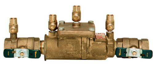 Watts 1&#034; lead free double check valve backflow preventer lf007m1-qt for sale
