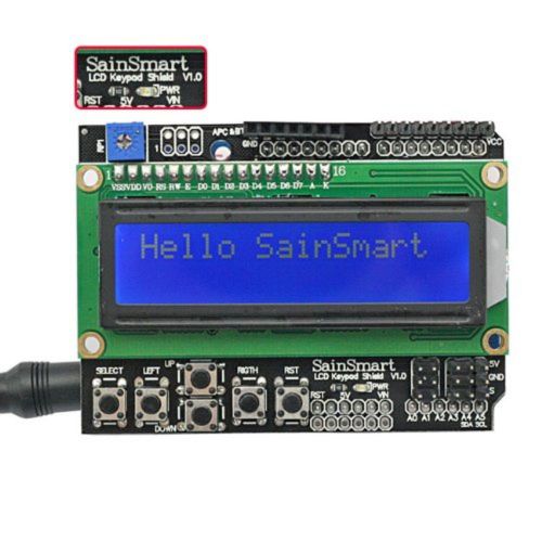 SainSmart 1602 LCD Shield Module Display V3 for Arduino UNO R3 MEGA2560 Nano ...