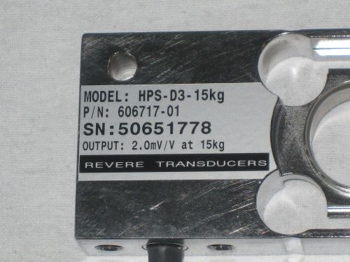 New Revere Transducer HPS-D3-15KG 606717-01 high accuracy load sell