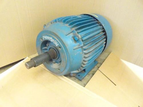 146144 used, elektrim 151041 ac motor 15hp 1760 rpm, 230/460v for sale