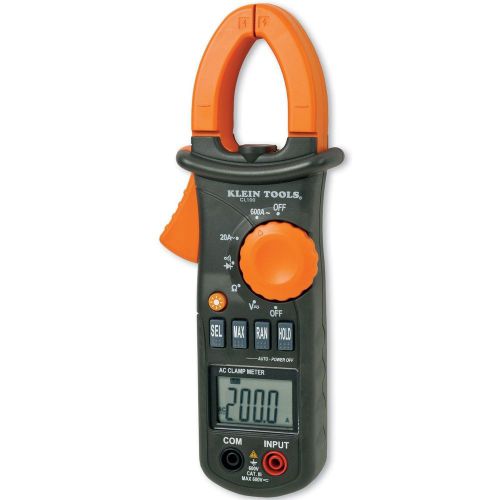Klein tools cl100 ac clamp meter 600 amp for sale