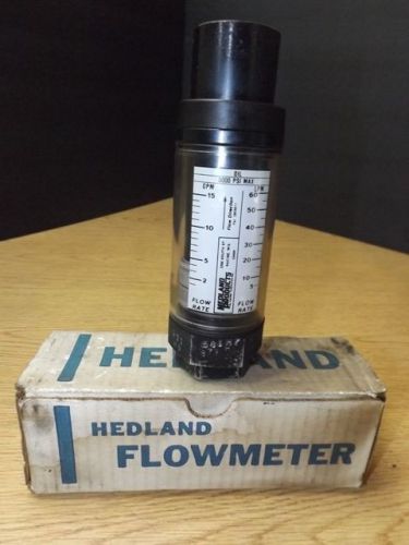 Hedland Flowmeter 371H5 3000 PSI 0-15 GPM 60 LPM