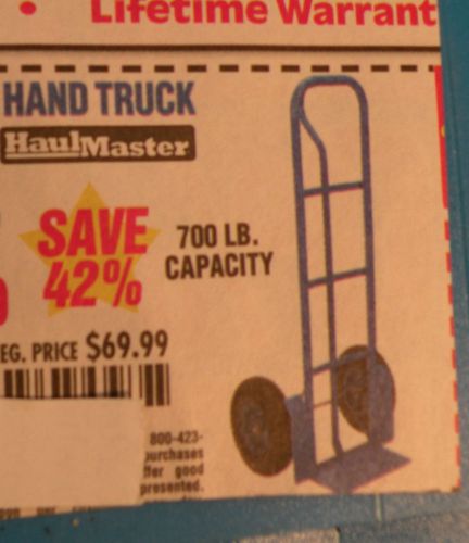 Harbor Freight COUPON SAVE $30 on Haul-Master 700 lb Cap Bigfoot Hand Truck K13