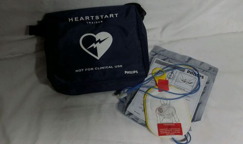 Philips HeartStart M5085A AED Trainer - With Case defibrillator CPR extra pads