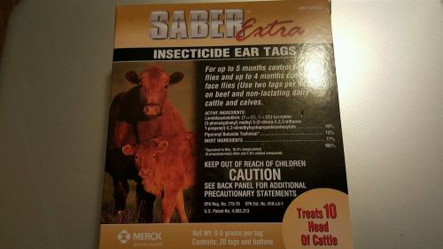 Saber Extra Insecticide Ear Tags