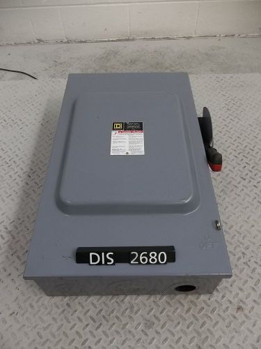 Square D 600 Volt 200 Amp Fused Disconnect (DIS2680)