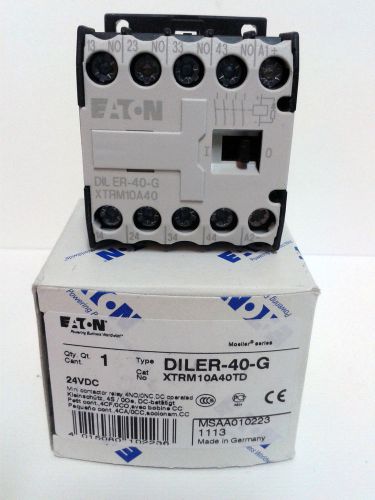 Eaton Moeller DILER-40-G Mini Contactor 24VDC 4NO