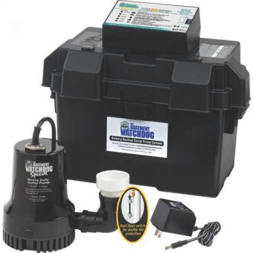 Spcl Battry Backup Sump Pump Basement Watchdog Pumps and Equipment BWSP