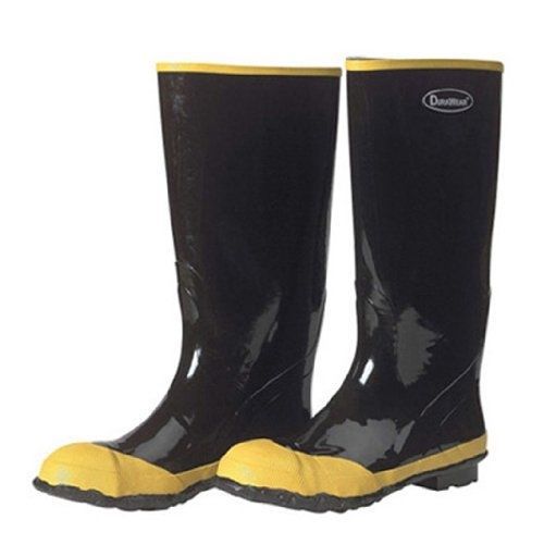 Liberty DuraWear Rubber Fabric Lined Protective Mens Knee Boot with Yellow Steel