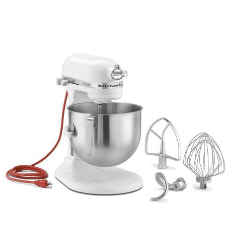 Kitchenaid - ksm8990wh - white 8 qt commercial stand mixer for sale