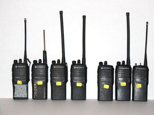 Motorola professional radios pro5150 gp340 ht750 set of 7 for sale