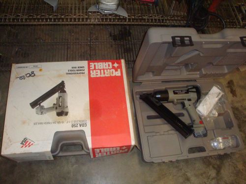 (2)PORTER CABLE CDA250 CORDLESS 2 1/2&#034; 15 GUAGE FINISHING NAILER-NEW