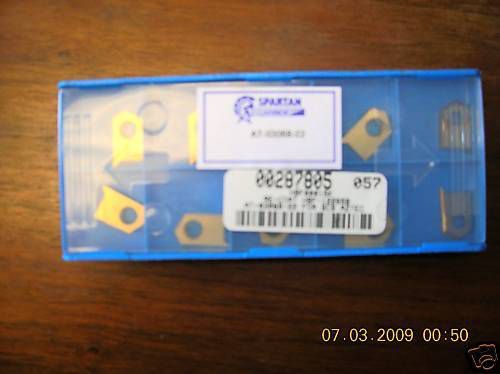 SPARTAN CARBID INSERTS HBF 00015K , FOR SCS AZTEC PK/10