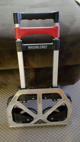 Magna cart 2 wheel aluminum base plate hand truck cart -compact / foldable for sale
