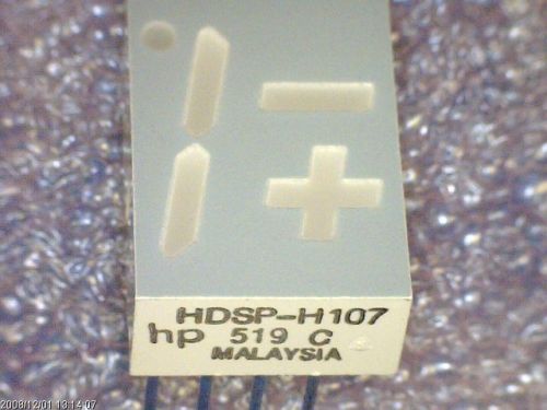 4-PCS LED OPTOELECTRONIC HP HDSP-H107 107 HDSPH107
