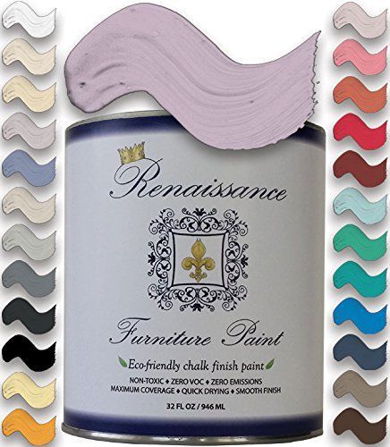 Renaissance Chalk Finish Paint Qt - Superior Coverage, Non Toxic, Eco-Friendly