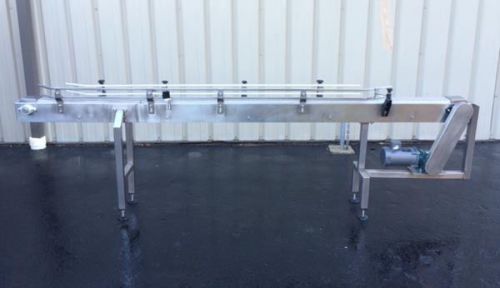 Nercon 4 inch wide x 11 foot long stainless steel conveyor, free shipping for sale