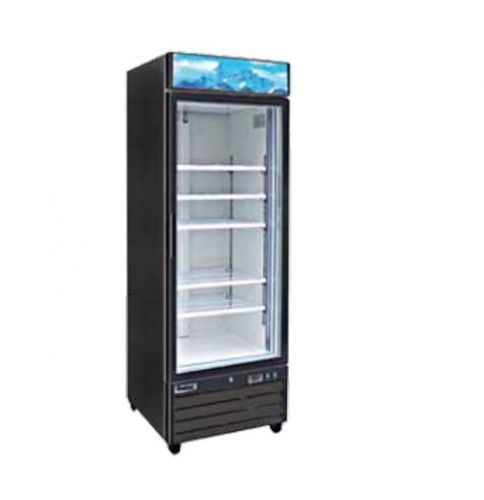 Entree egd-1dr-23, 23 cu.ft. 1 glass door refrigerator with 4 shelves, nsf-7, ul for sale