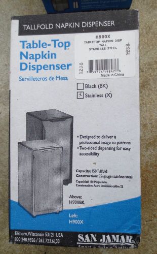 H900x stainless steel tabletop napkin dispensers for sale