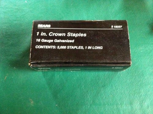 SEARS 1&#034; CROWN STAPLES