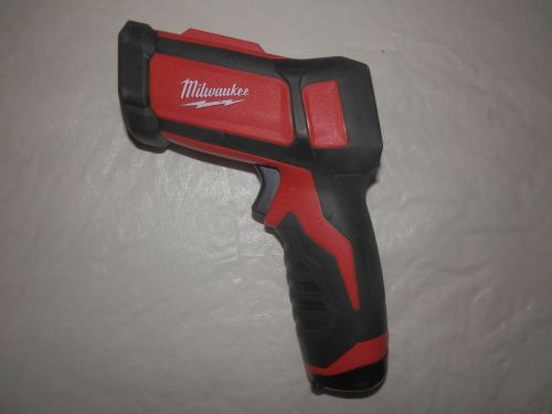 MILWAUKEE 12-VOLT LASER TEMP-GUN THERMOMETER IN REAL GOOD CONDITION