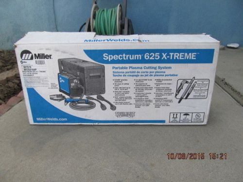 New miller spectrum 625 x-treme plasma cutter 12&#039; xt 40 torch 907579 free ship for sale