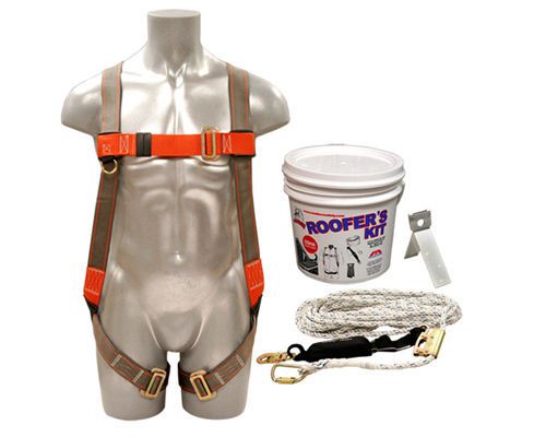 Roofers kit fall protection safety harness osha / anzi roofing home improvement for sale