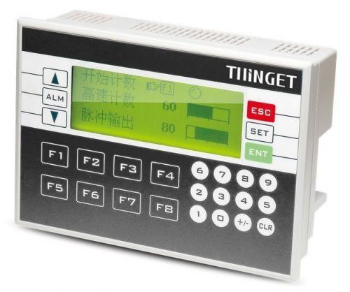 STN XINJE Pane OP330-S HIM PLC 3.7&#034; 192x64 Adjustable Brightness Yellow Green