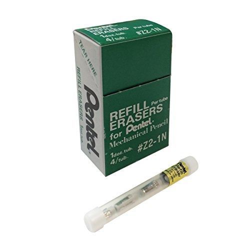 Pentel Refill Eraser For AL400 series, PL105/107, P1035/1037, 48 Erasers (Z2-1N)