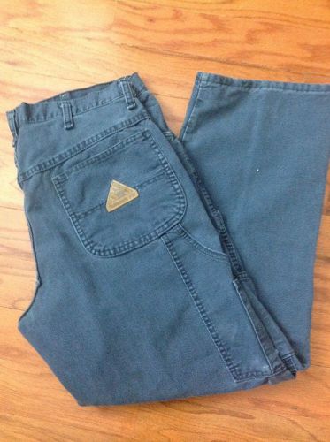 Bulwark flame resistant fr cargo jeans  charcoal size 36-29 for sale