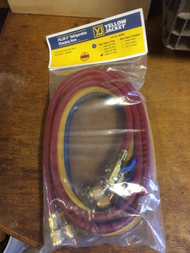 Yellow jacket refrigeration hoses with ball valves 6 feet for sale