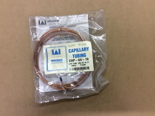 Wagner Cap. Tubing CAP-64-40 .064i.d.X10&#039; - New in Package