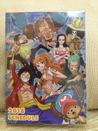 Schedule Book 2016 - One Piece Luffy Chopper &amp;...- Monthly Weekly - 4x6&#034;- Taiwan
