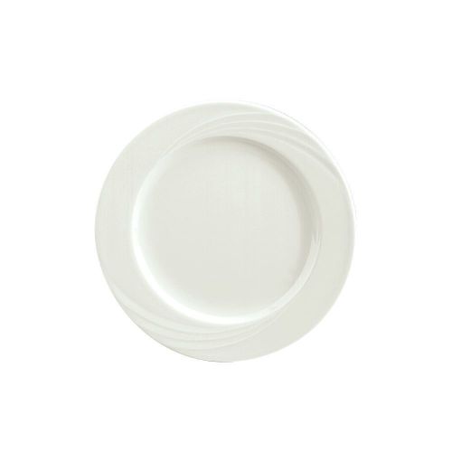Schonwald 9180027 Donna 10-3/4&#034; White Porcelain Plate - 6 / CS