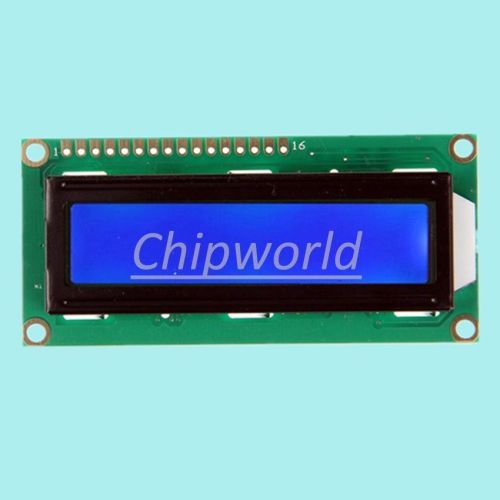 1pcs 1602 16x2 HD44780 Character LCD Display Module LCM blue blacklight
