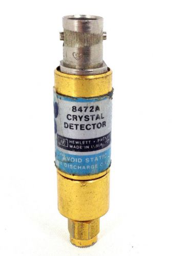 HP Agilent 8472A Crystal Detector.01 to 18GHz.