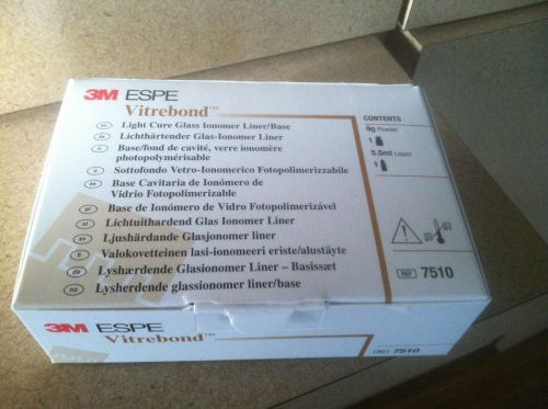 3M ESPE Vitrebond 7510 Complete Kit 9g Powder 5.5 ml Liquid Dental Liner Base