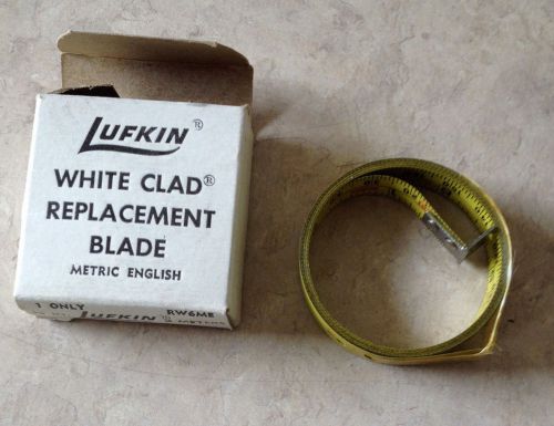 IOB Lufkin Replacement Blade Yellow Clad Metric English RW6ME 1/2&#034; 2 Meters 6&#039;
