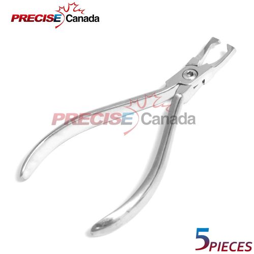 Set of 5 angulated bracket remover plier orthodontic instruments for sale