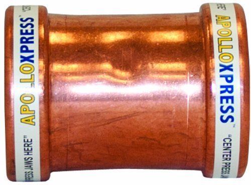 Apollo valves 10061947 2-1/2-inch c x c copper coupling with stop for sale