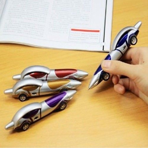 1PCS  Funny Racing Car shape Ball Pen 4 different Colors Party Favours