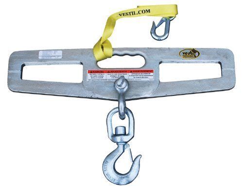 Vestil lm-hp6-s swivel lift master hook plate  24&#034; width  6&#034; height  6000 lbs ca for sale