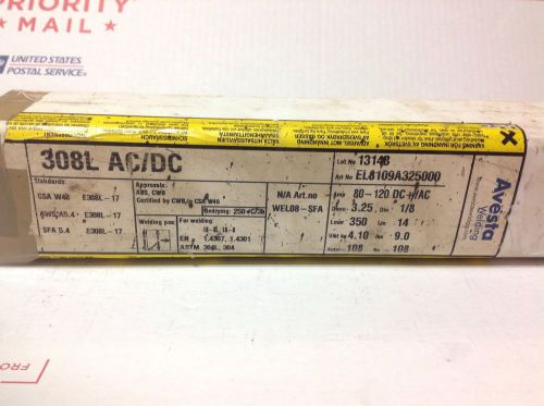 AVESTAPOLARIT AVESTA 308L AC/DC 5LB ELECTRODES WELDING WELD