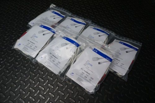 Lot of 7, SpaceLabs TruLink Masimo LNCS SPO2 Cable 700-0906-01 -Unused