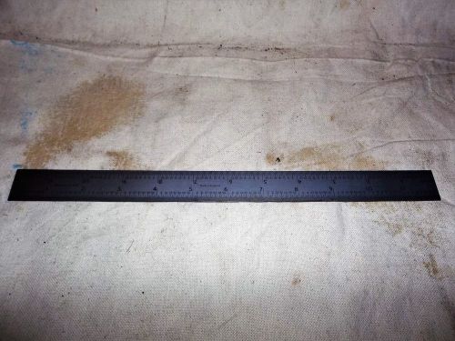 12&#034; 300 MM BLADE SCALE RULE 1 MM 1/2 MM 1/32&#034; 1/64&#034; READINGS MADE IN ENGLAND